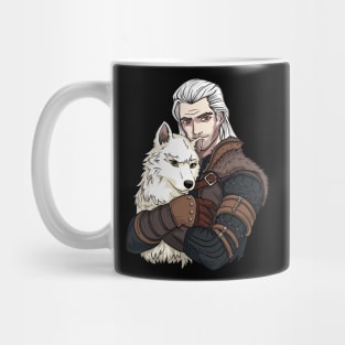 The Witcher and The White Wolf Mug